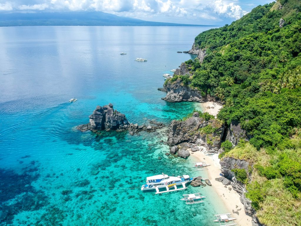 nager avec les tortues apo island