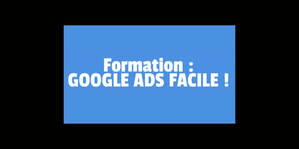 logo formation google ads facile
